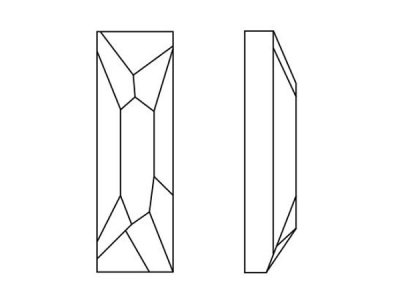 画像2: ◆1点限り◆2555 MM15,0X5,5 クリスタル 72粒