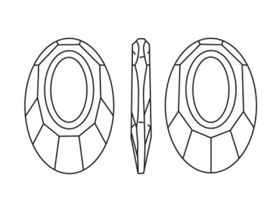 画像3: ◆粒売り◆6040 MM40,0 クリスタルオーロラ1粒