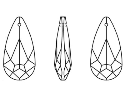 画像2: ◆粒売り◆6100 MM24,0X12,0 クリスタルバミューダブルー1粒