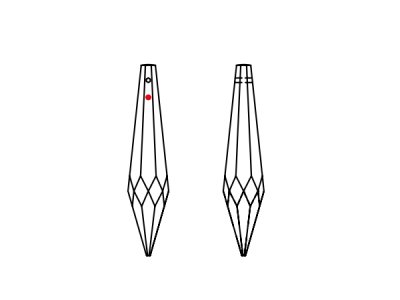 画像2: ◆粒売り◆8611 MM18,0X7,5 クリスタル1粒