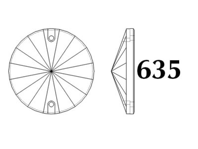 画像2: アスフォー 635 MM10,0 クリスタル 72粒