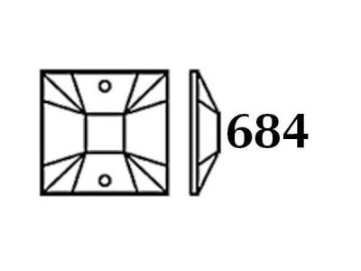 画像2: アスフォー 684 MM26,0 クリスタル 16粒