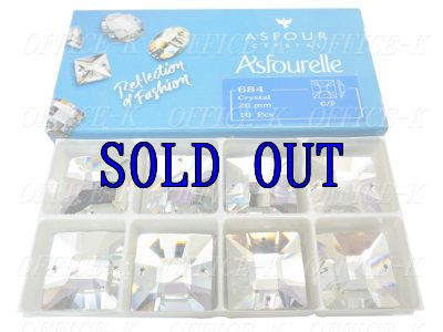 画像1: アスフォー 684 MM26,0 クリスタル 16粒