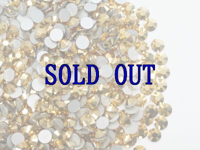 画像1: YHBラインストーン クリスタルオーラム/24金