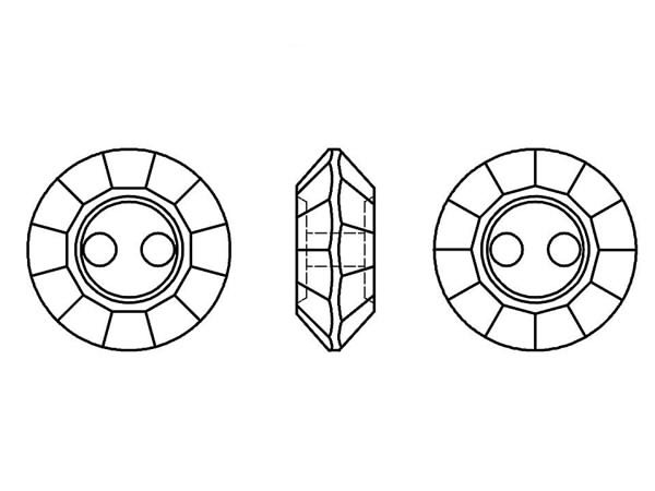 画像2: ◆現品限り◆粒売り◆3122 MM10,0 クリスタルオーロラ1粒 (2)