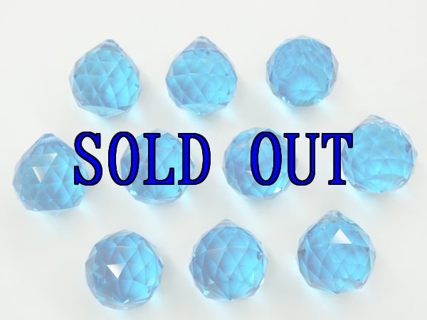 画像1: 80％OFF/規格外品 ショーラー◆粒売り◆ボールB.4022 MM30,0 アクアマリン10粒 (1)