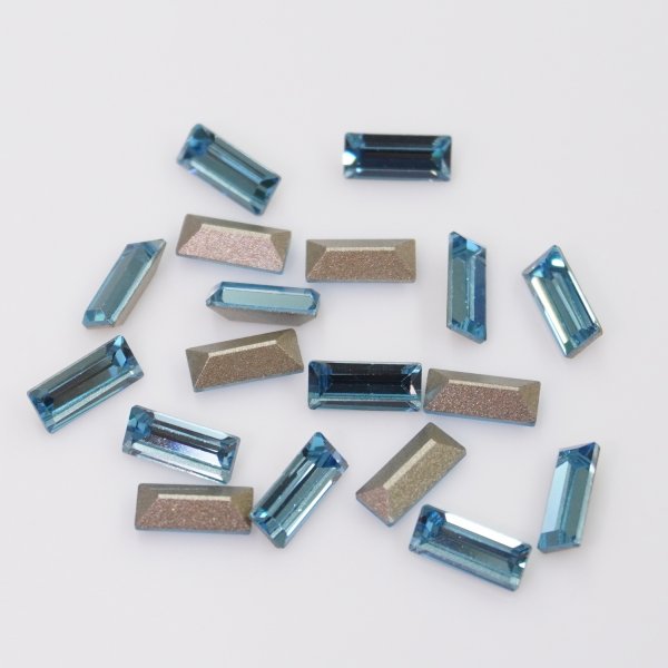 画像2: ◆粒売り◆4501 MM7,0X3,0アクアマリン10粒 (2)