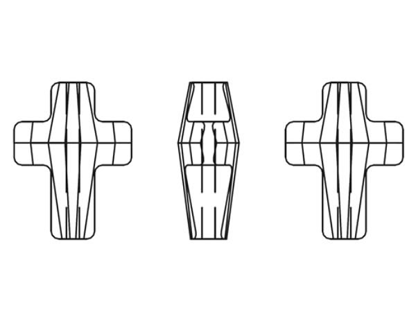 画像2: ◆現品限り◆粒売り◆5378 MM18,0 クリスタルホワイトパティナ1粒 (2)