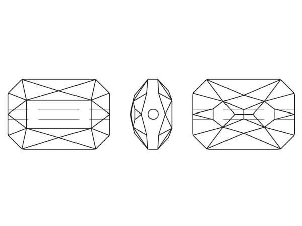 画像2: ◆現品限り◆粒売り◆5515 MM18,0X12,5 クリスタルゴールデンシャドー1粒 (2)