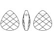 画像2: ◆現品限り◆粒売り◆6012 MM11,0x10,0 クリスタルシルバーシェード1粒 (2)