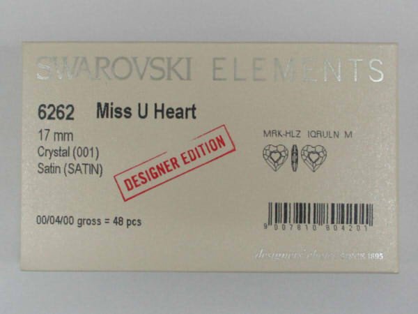 画像2: ◆現品限り◆粒売り◆6262 MM17,0 クリスタルサテン1粒 (2)