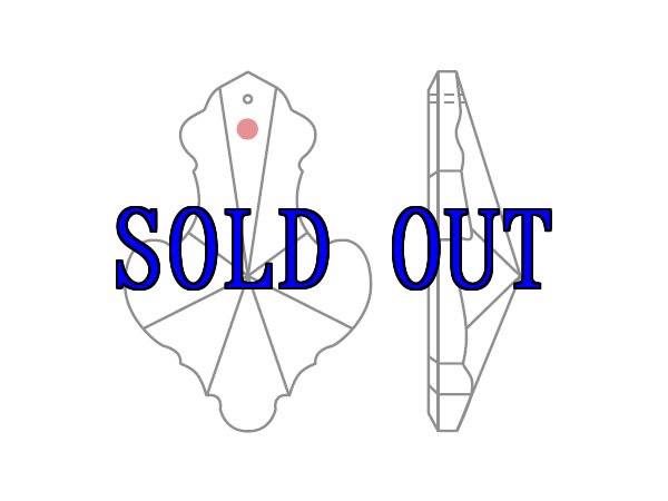 画像3: 8904 MM89,0X59,0 クリスタルブルーオーロラ18粒 (3)
