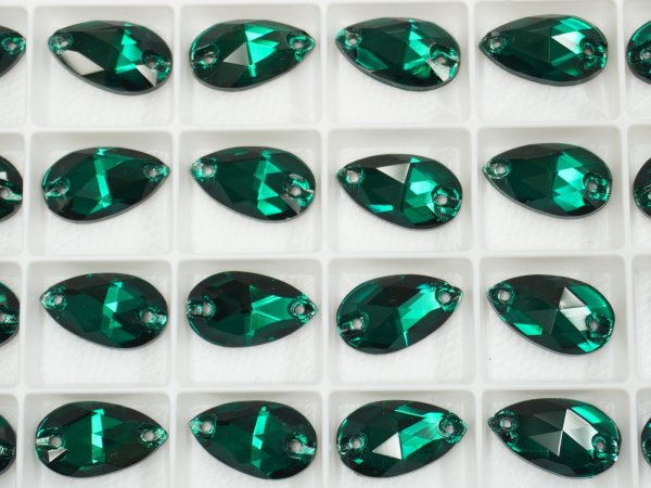 画像1: DZ4065 ペアシェイプ エメラルド(205) (1)