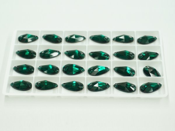 画像2: DZ4065 ペアシェイプ エメラルド(205) (2)