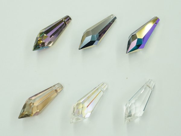画像1: 70％OFF◆規格外品◆ショーラー/ドロップB.4130 MM38,0X11,0 ミックス6粒 (1)