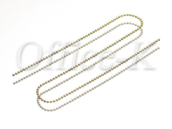 ボールチェーン 18金メッキ 1,0MM 約100M