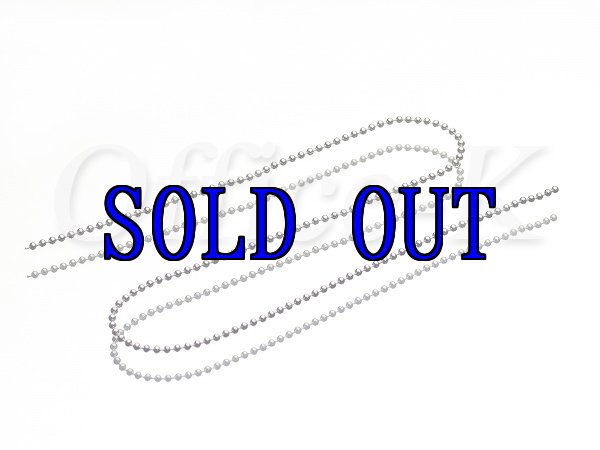 ボールチェーン ロジウムメッキ1,5MM 約100M