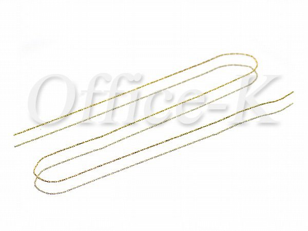 ボックスチェーン超極細（ダイヤモンドカット）18金メッキ 幅約0,6MM　約10M