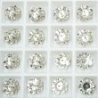 画像1: 50％OFF/画像要確認 DZ4032 マーガレット クリスタル(101) (1)