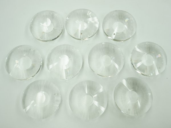 画像1: 70％OFF◆規格外品◆ショーラー◆粒売り◆サンF.3344 MM40,0クリスタル10粒 (1)
