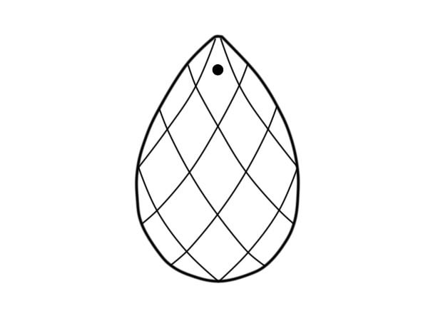 画像2: ◆40%OFF◆プレシオサ◆粒売り◆2661 MM39,0X25,0 クリスタルボルケーノ1粒 (2)