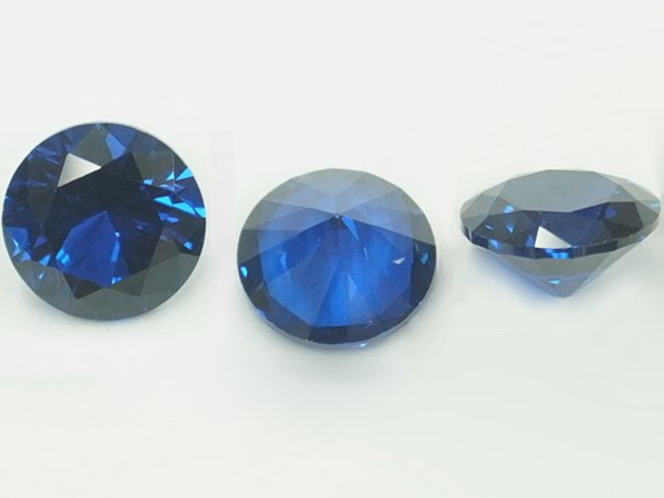 画像1: 最高品質 合成サファイア (1)