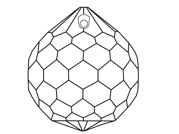 画像4: ショーラー◆粒売り◆ボールプリズムB.4023 MM30,0 クリスタル1粒 (4)