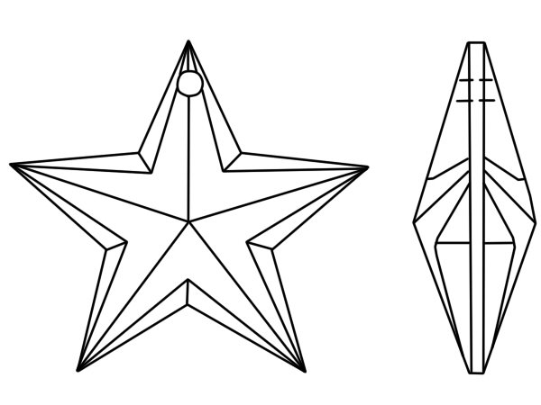 画像3: ショーラー◆粒売り◆スターB.4039 MM40,0 クリスタル1粒 (3)