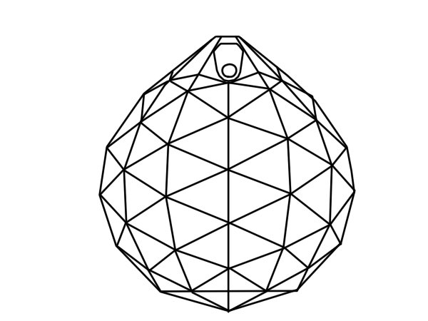 画像2: ショーラー◆粒売り◆ボールF.3310 MM40,0 クリスタル1粒 (2)