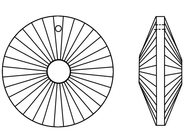 画像2: ショーラー◆粒売り◆サンF.3344 MM40,0 オーロラ1粒 (2)