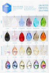 SCHOLER CRYSTAL シャンデリアパーツ 粒売り - スワロフスキー