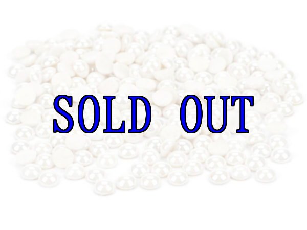 画像1: YHBホットフィックスカボッション アイボリー (1)