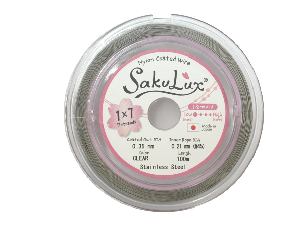 SakuLux7 0,35mm クリア 約100M - スワロフスキー・クリスタル 卸通販